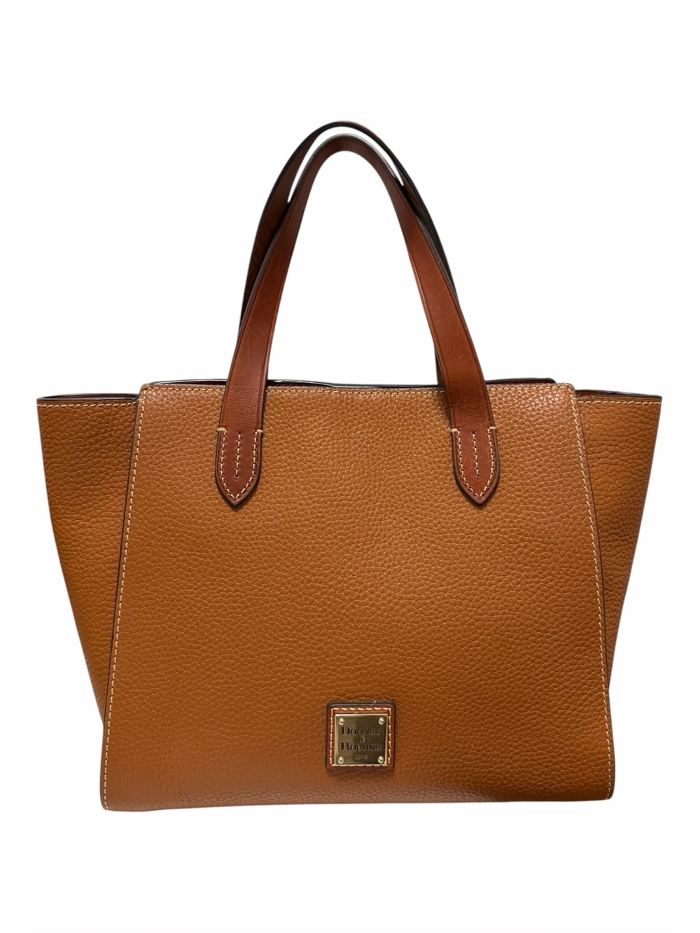 Dooney & Bourke Pebbled Caramel Leather Tote